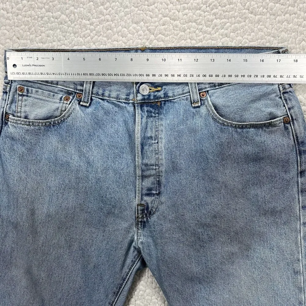 VTG Levi’s‎ 501 Men’s Jeans 36x30 (Actual 34x29) Y2K Grunge Straight Leg Denim
